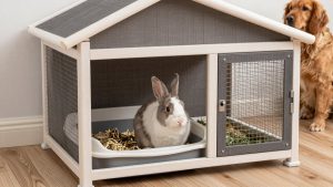 Best indoor rabbit hutch with litter tray in 2026